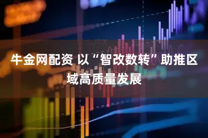 牛金网配资 以“智改数转”助推区域高质量发展